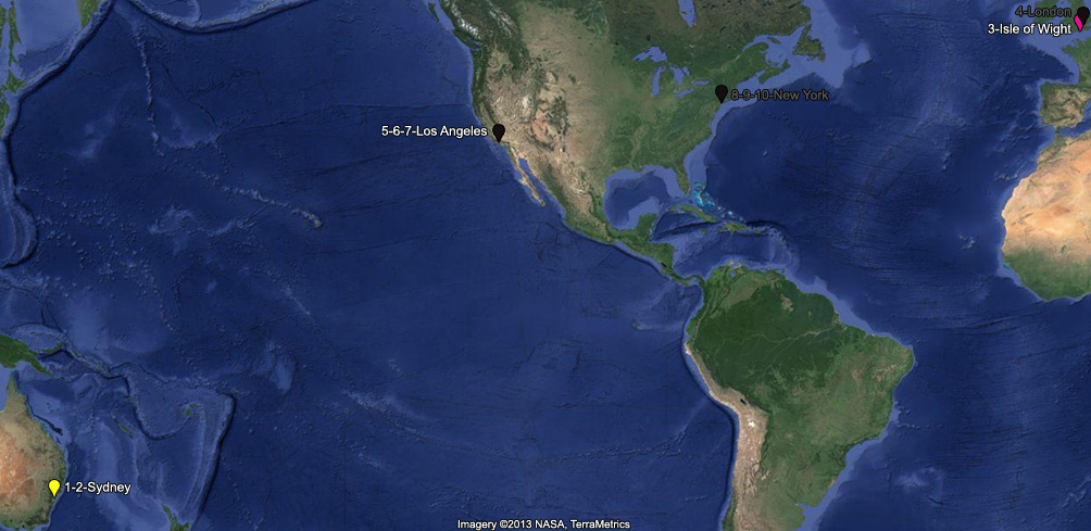 Reflections & Bestival Map