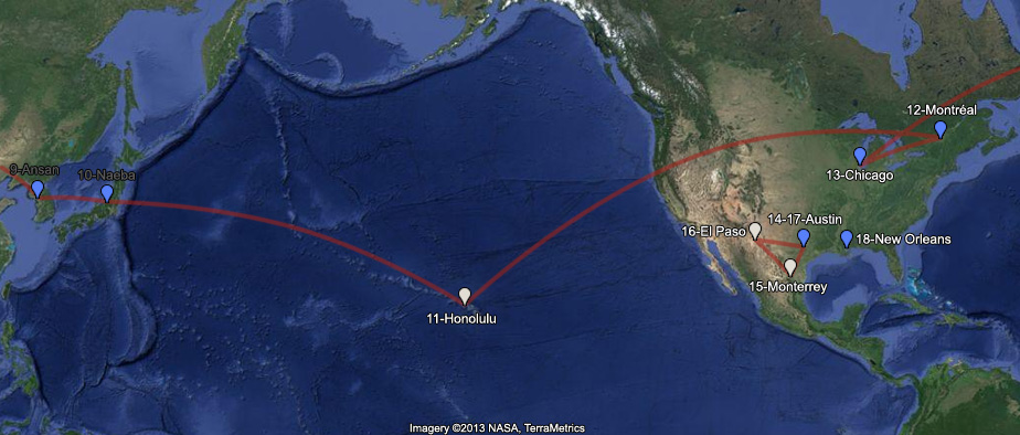 Great Circle (and More) Map