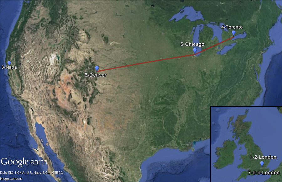 2014 London & North American Festivals